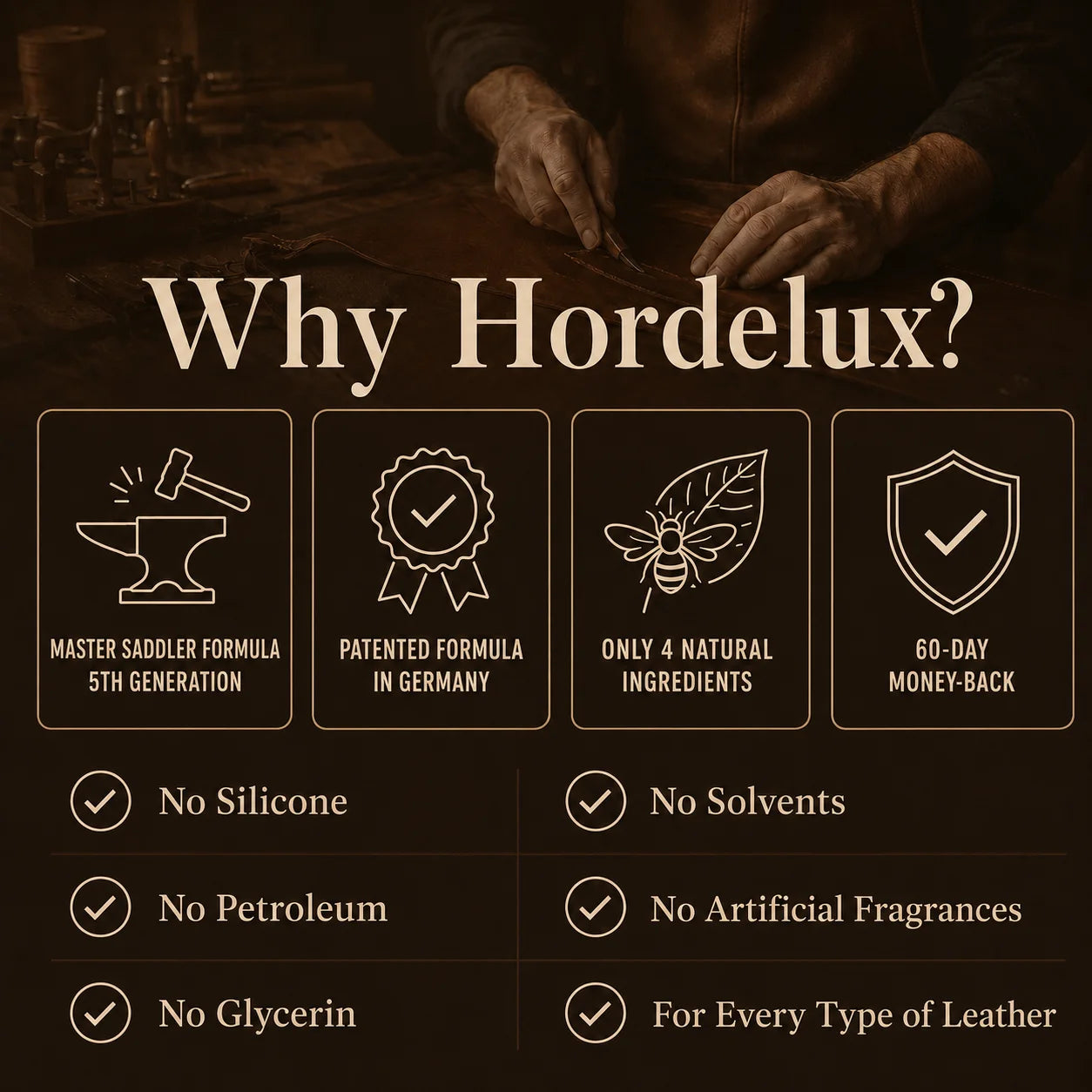 Hordelux - The Old Saddler's Balm for Leather