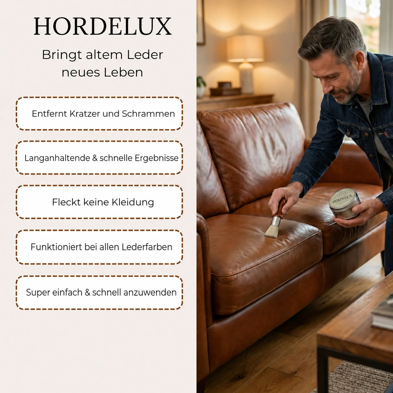 Hordelux - Möbel-Lederrestaurierung