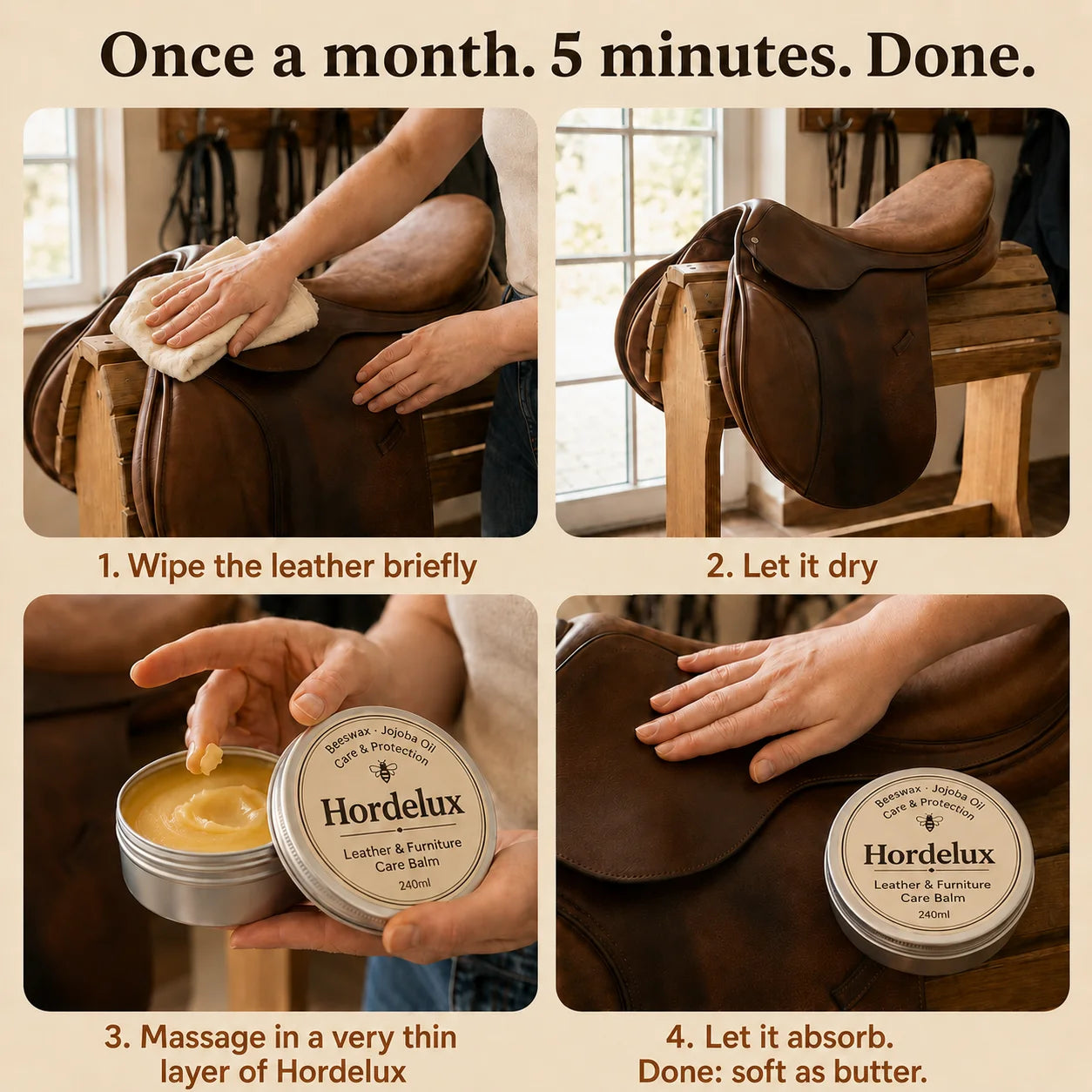 Hordelux - The Old Saddler's Balm for Leather