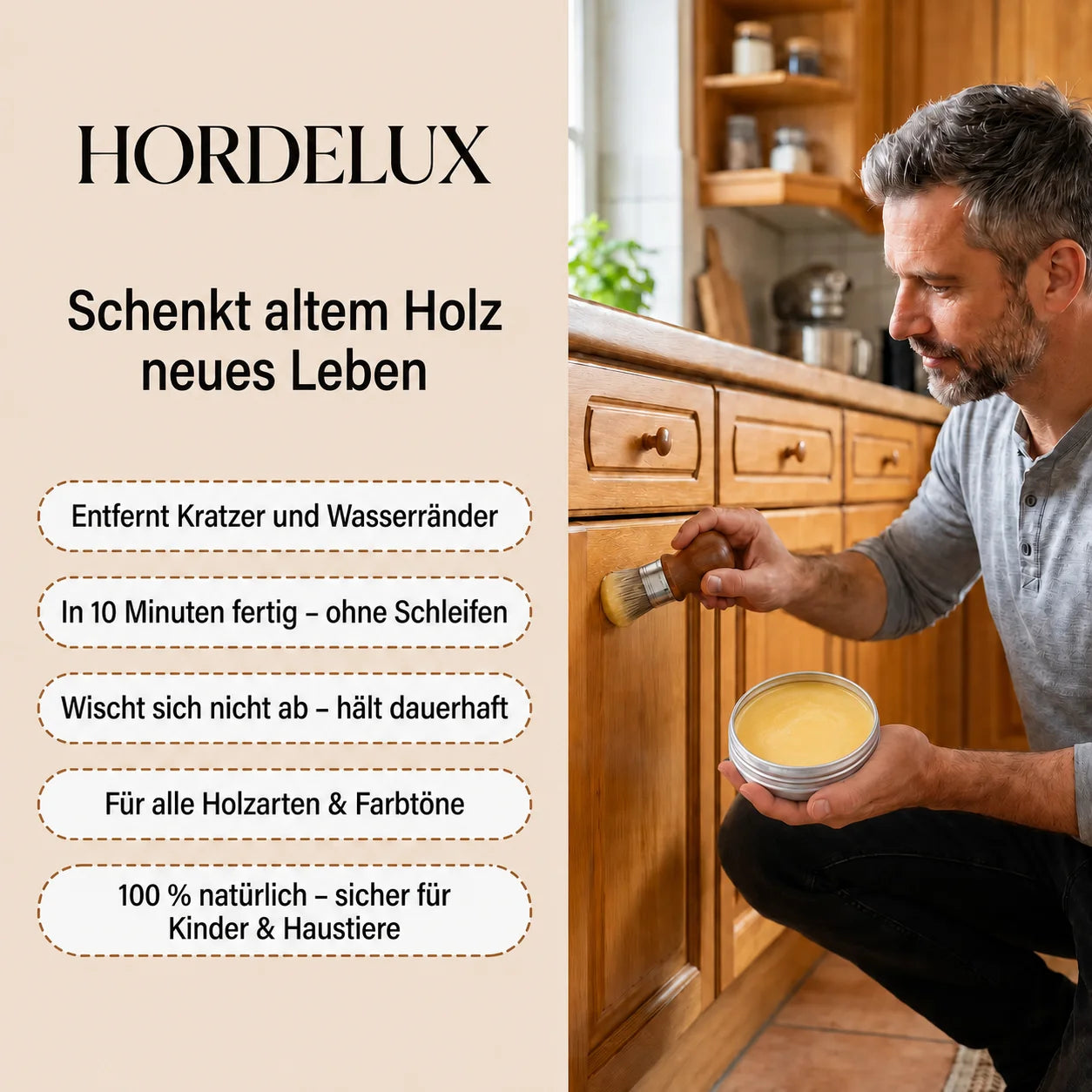 Hordelux - Möbelpflege-Balsam für Holzschränke (Neu)